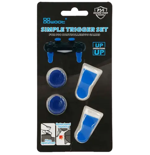 Simple Trigger Set For PS4 Controller - Blue
