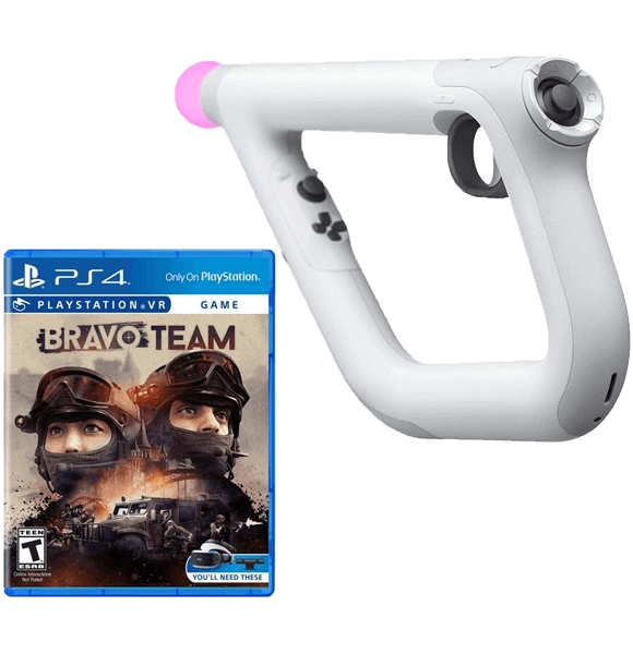 Bravo Team + Aim Controller Bundle - VR / PS4  for sale in Egypt from Games2Egypt
