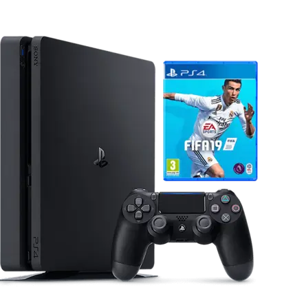 بلايستيشن 4 500 جيجا + فيفا 19