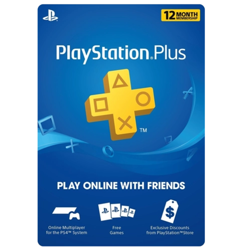 Playstation Plus 12 Months US physical