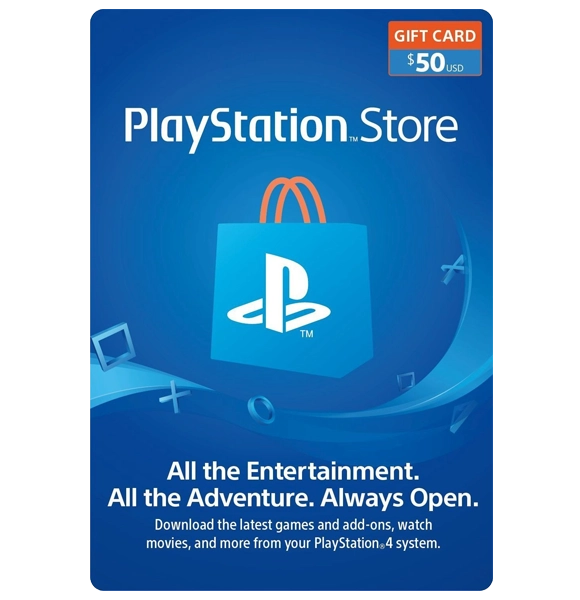 PSN $50 Card USA (physical)  for sale in Egypt from Games2Egypt