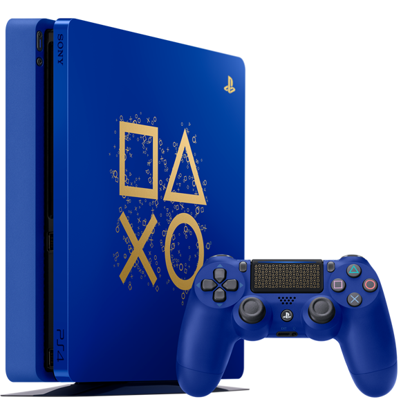 PlayStation 4 1tb - Limited Edition Blue  for sale in Egypt from Games2Egypt