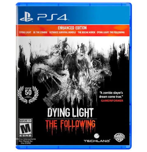 Dying Light The Following Enhanced- PS4 -Used