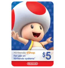Nintendo eShop $5 USA (25533)