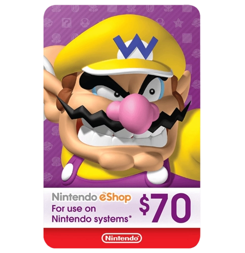 Nintendo E-Shop 70$ USA