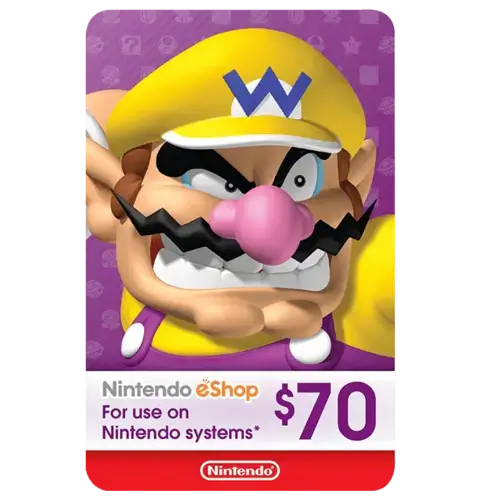 Nintendo E-Shop 70$ USA