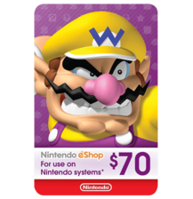Nintendo E-Shop 70$ USA