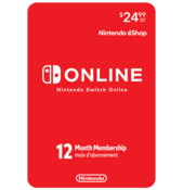 Nintendo E-shop online membership 12 Months USA