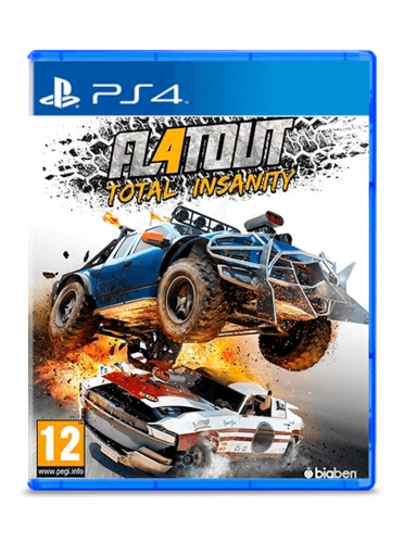 لعبة حرب السيارات flatout total insanity بلاي ستيشن 4