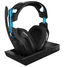 ASTRO Gaming A50 Wireless Headset - Black/Blue - PlayStation 4 + PC