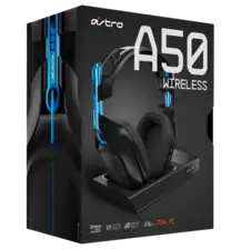 ASTRO Gaming A50 Wireless Headset - Black/Blue - PlayStation 4 + PC