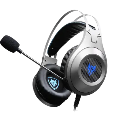 NUBWO N2 Gaming Headset - Silver 