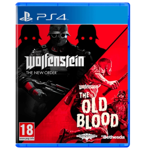 Wolfenstein New Order / Old Blood Double Pack-PS4 -Used