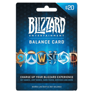  Blizzard gift card 20 GBP
