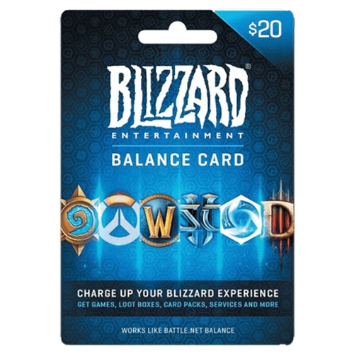  Blizzard gift card 20 GBP