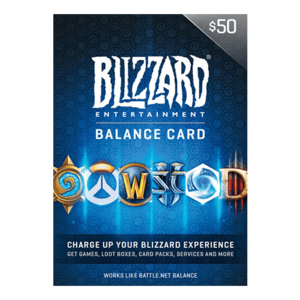 Blizzard gift card 50 gbp