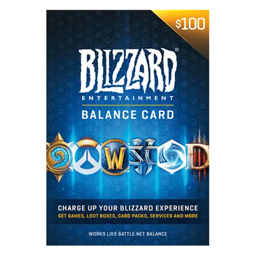 Blizzard gift card 100 gbp