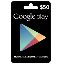 في Google Play رمز الهدية 50$