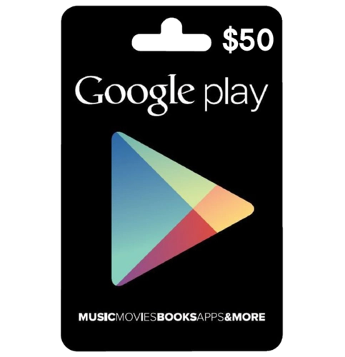 في Google Play رمز الهدية 25 $