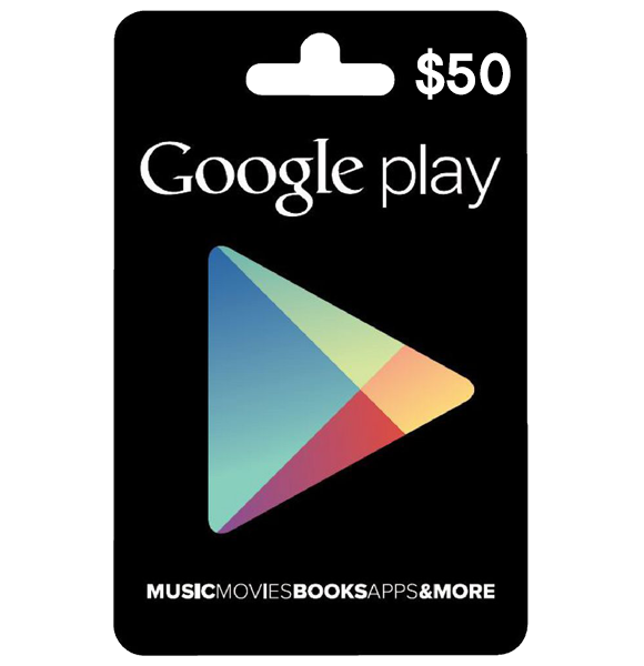 في Google Play رمز الهدية 50$  للبيع في مصر من خلال Games2Egypt
