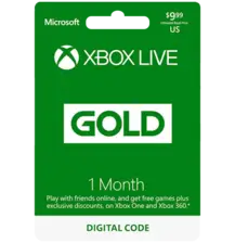 1 Month Xbox Live Gold Membership US Digital Code 