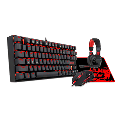 Redragon K552-BB Gaming Keyboard and Mouse, Gaming Headset