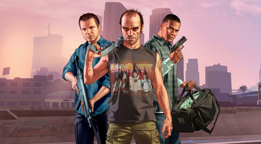 GTA V : Grand Theft Auto V - PS4 - Used