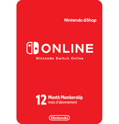 Nintendo E-shop online membership 12 Months EU