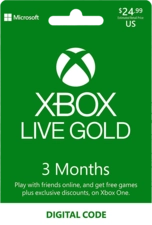 Xbox Live Gold 3 Months US Digital Code 