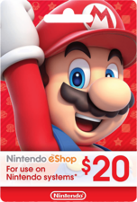 Nintendo E-Shop $20 Card