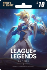 League of Legends Gift Card Riot 10 USD Key NORTH AMERICA (27895)