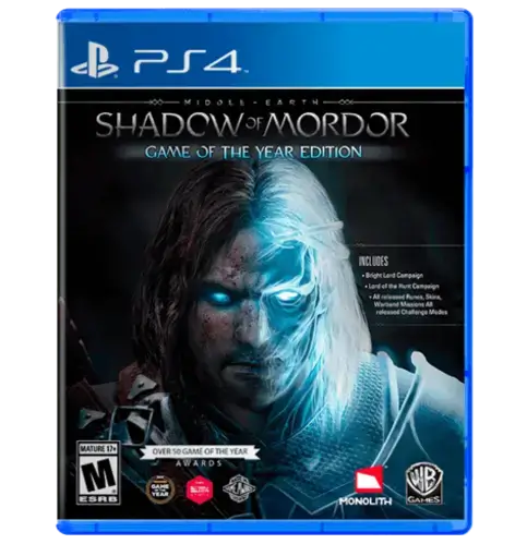 Middle Earth: Shadow of Mordor Game of the Year- PS4 -Used