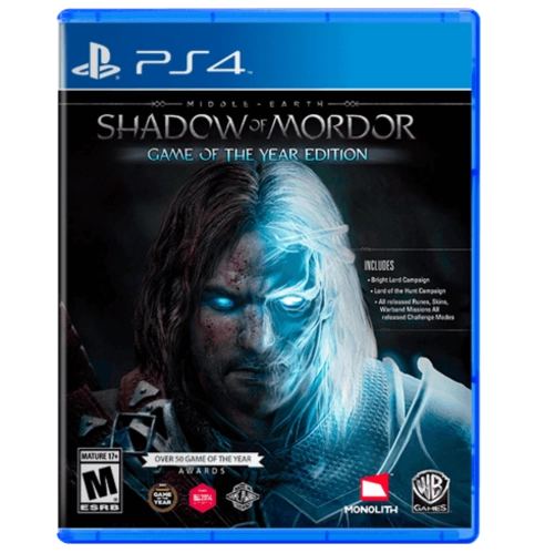 Middle Earth: Shadow of Mordor Game of the Year- PS4 -Used