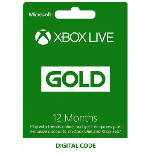 XBOX Live Gold 12 Months (Middle East)