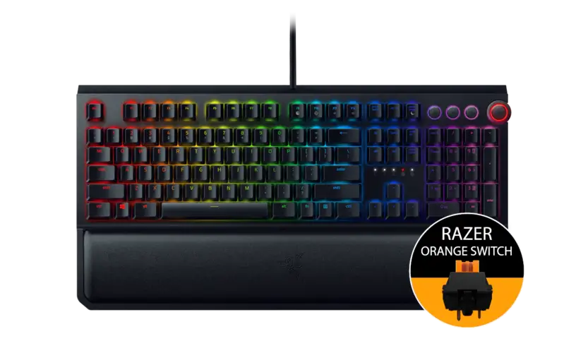 Razer BlackWidow Elite - Orange Switch Gaming  Keyboard 