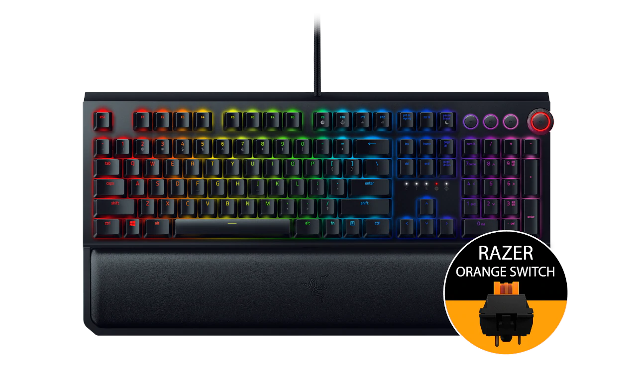 Razer BlackWidow Elite - Orange Switch Gaming  Keyboard 
