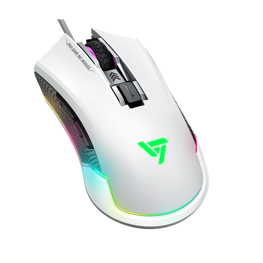 VicTsing Pro RGB Gaming Mouse - White