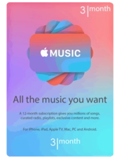 Apple Music 3 Months subscription USA (29623)