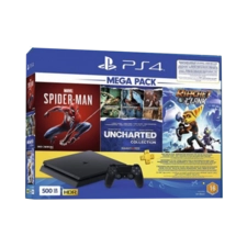 PS4 SLIM 500GB Mega Pack Bundle