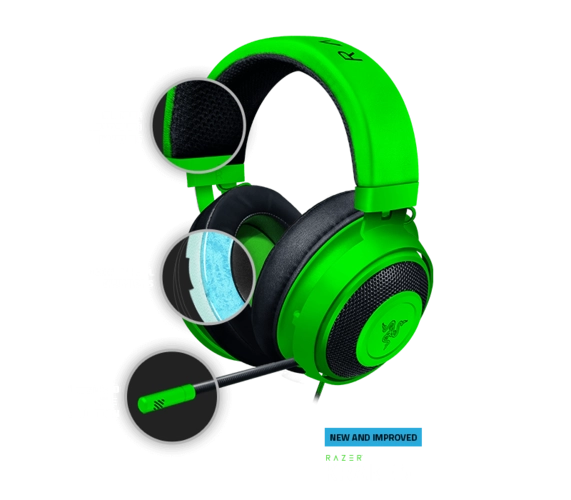 Razer Gaming Headphone Kraken Gaming Headset - Green 