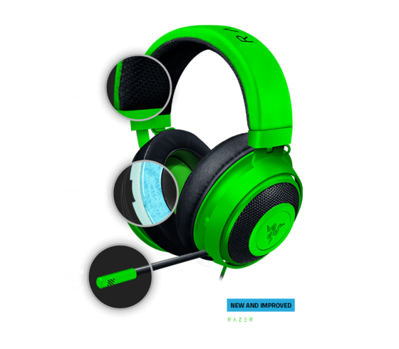 Razer Kraken - Green gaming headset