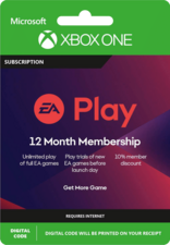 EA Play - 12 months Xbox One Digital code