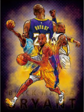 Kobe Bryant NBA 3D poster