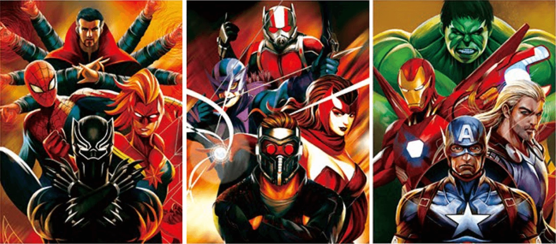 Marvel's Avengers Poster 3D