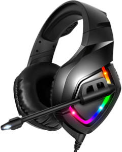 Onikuma K1-B wired Gaming HEADSET - Black 