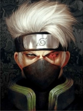 Kakashi and Obito 3D Poster