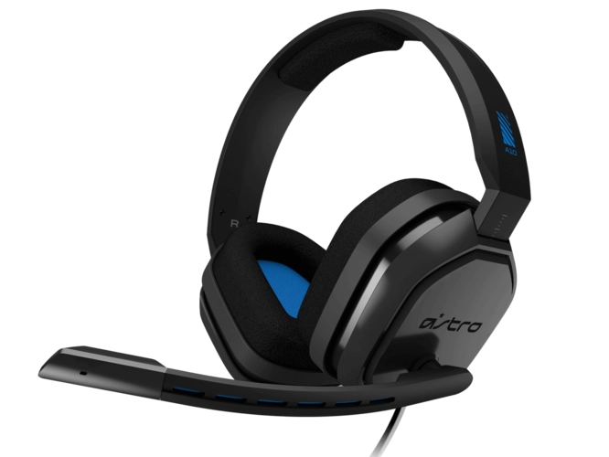 Astro A10 Gaming Wired Gaming Headphone - Blue and Black