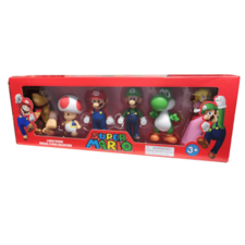 Super Mario: Large Action Figure Special 6 Pack Collection 