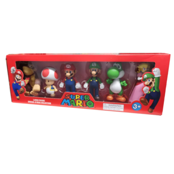 SUPER MARIO: LARGE FIGURE SPECIAL 6 PACK Collection 