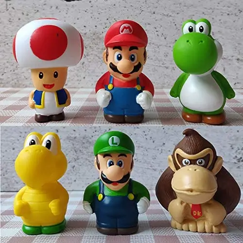Super Mario: Large Action Figure Special 6 Pack Collection 
